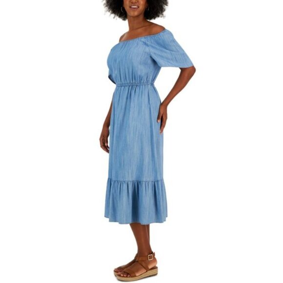 Style & Co. Blue Maxi Dress - Picture 2 of 6